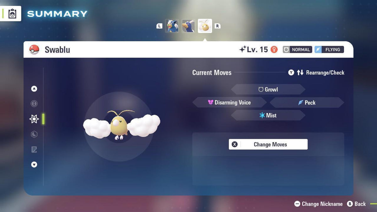 Shiny SWABLU Pokémon Legends ZA 6IV Competitive Battle Ready - Image 3