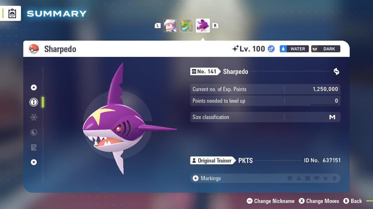 Shiny SHARPEDO Pokémon Legends ZA 6IV Competitive Battle Ready - Image 2