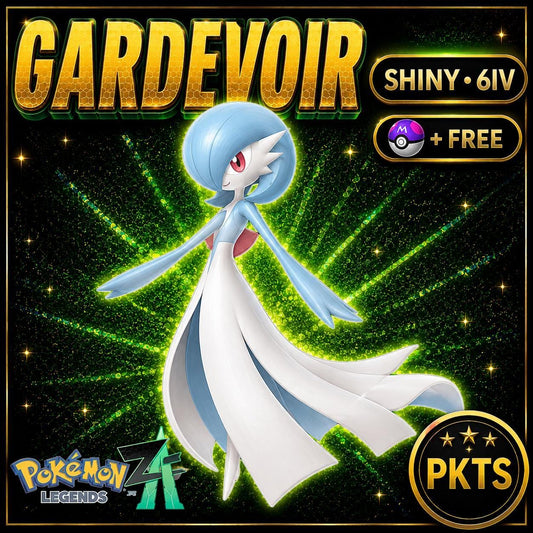 Shiny GARDEVOIR Pokémon Legends ZA 6IV Competitive Battle Ready - Image 1