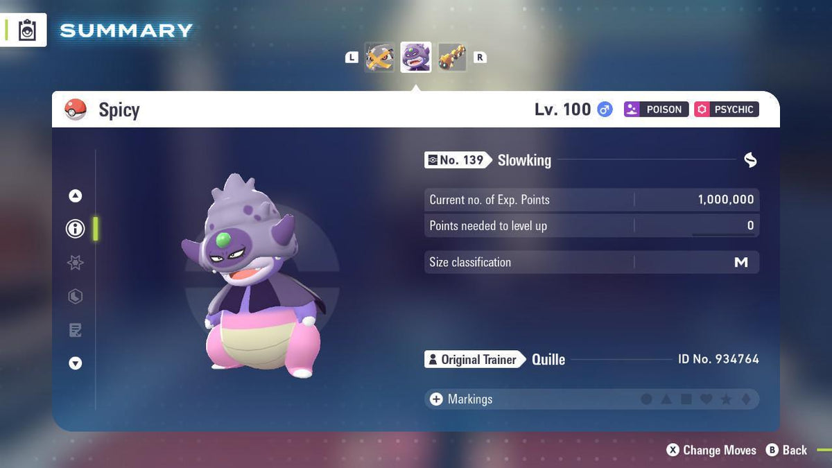 Pokemon Za Non Shiny GALARIAN SLOWKING Pokémon Legends ZA 6IV Competitive Battle Ready - Image 3