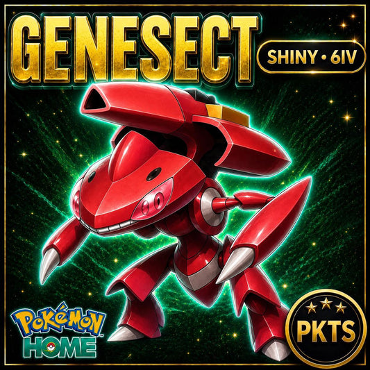 Pokemon HOME Shiny 6IV Genesect Battle Ready Custom Ot Event Sv Trade FAST DELIVERY Ready - Image 1