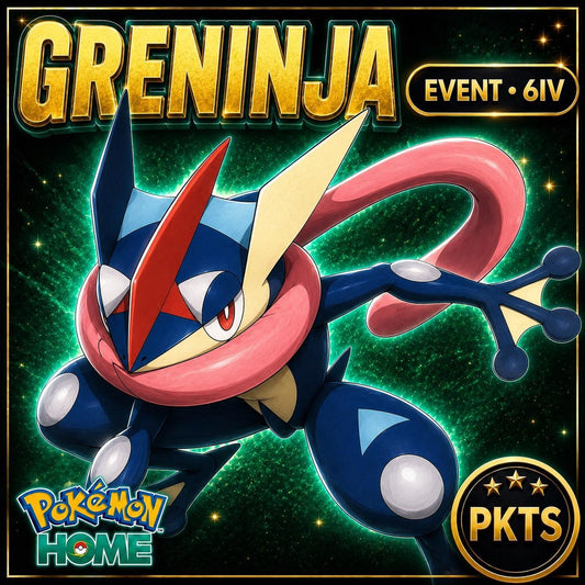 Pokemon HOME Ash GRENINJA Battle Bond EVENT 6IV Pokemon Scarlet Violet Pokemon Sword Shield, Pokemon Lets Go, Pokemon Legends Arceus - Image 1