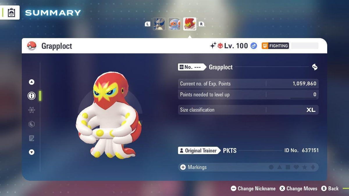 Shiny Alpha Grapploct Pokémon Legends ZA 6IV Competitive Battle Ready - Image 2