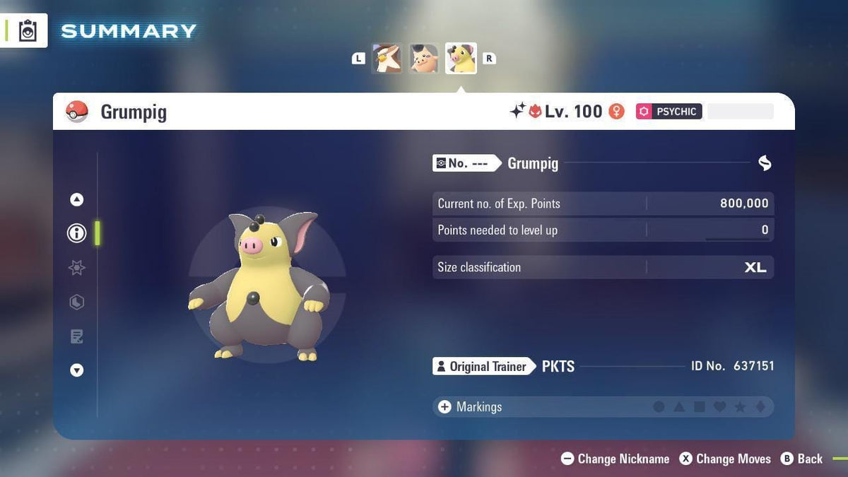 Shiny Alpha Grumpig Pokemon Legends Za Mega Dimension DLC 6IV Competitive Battle Ready - Image 2