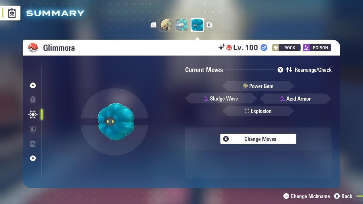 Shiny Alpha Glimmora Pokemon Legends Za Mega Dimension DLC 6IV Competitive Battle Ready - Image 4