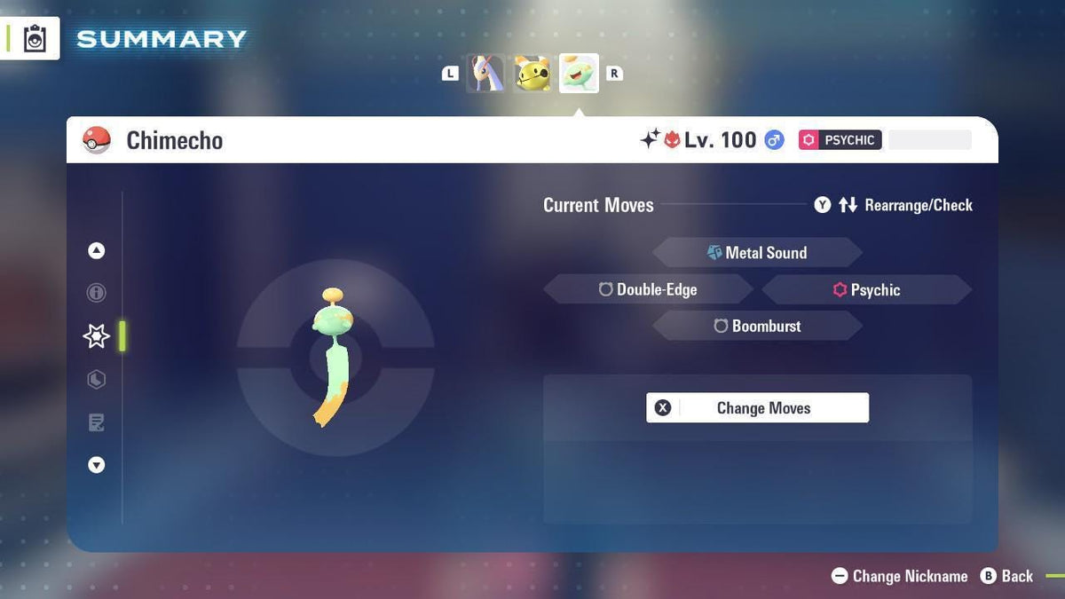 Shiny Alpha Chimecho Pokemon Legends Za Mega Dimension DLC 6IV Competitive Battle Ready - Image 4