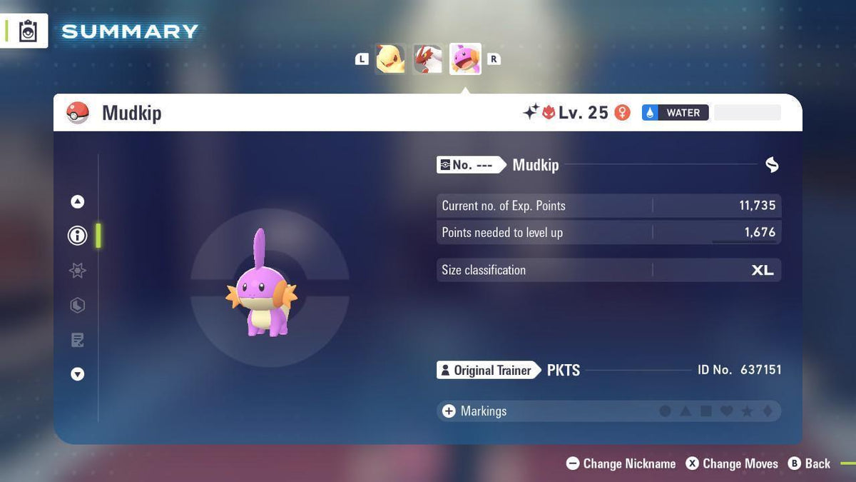 Shiny Alpha Mudkip Pokemon Legends Za Mega Dimension DLC 6IV Competitive Battle Ready - Image 3