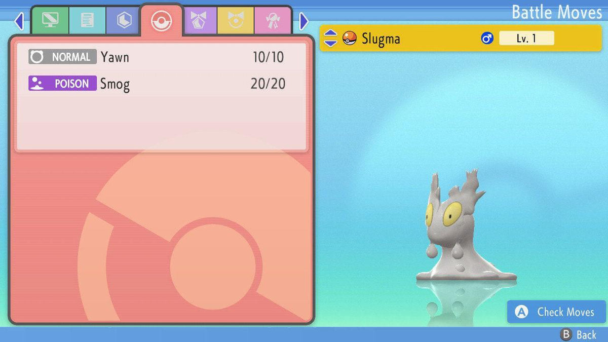 SHINY 6IV SLUGMA Pokémon Brilliant Diamond and Shining Pearl 6IV Competitive Battle Ready - Image 4