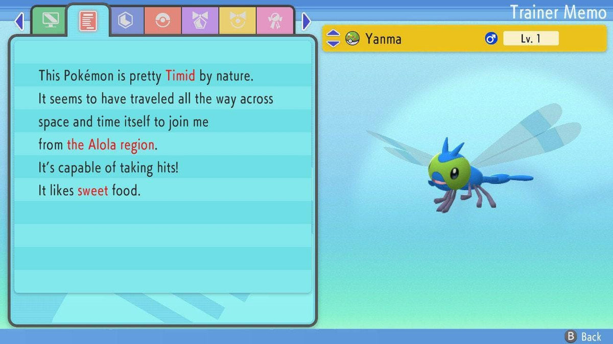 SHINY 6IV YANMA Pokémon Brilliant Diamond and Shining Pearl 6IV Competitive Battle Ready - Image 2