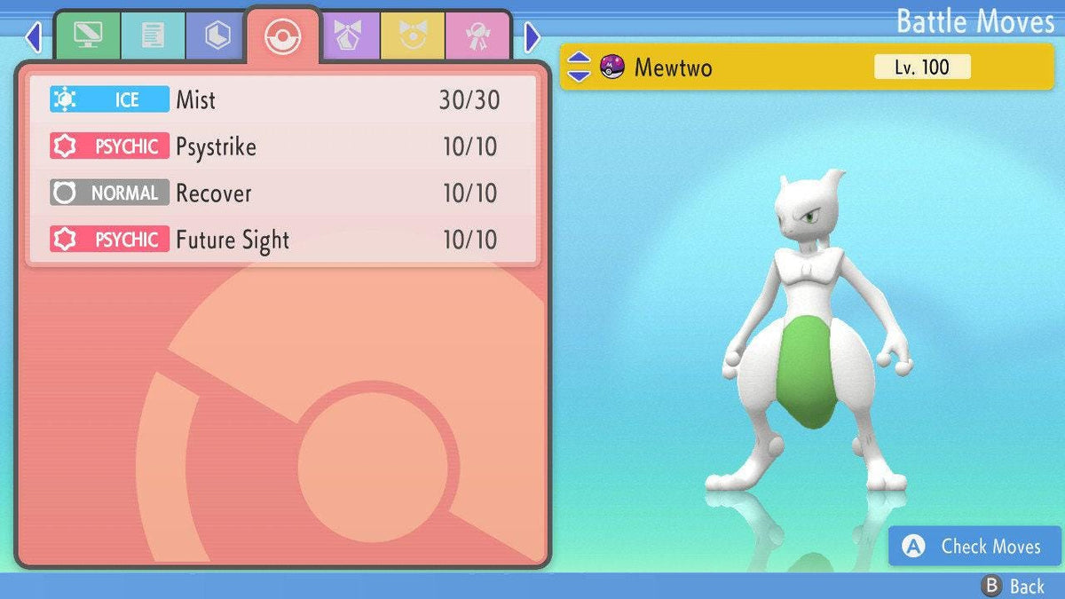 Shiny Mewtwo Pokemon Brilliant Diamond Shining Pearl 6IV Competitive Battle Ready - Image 4