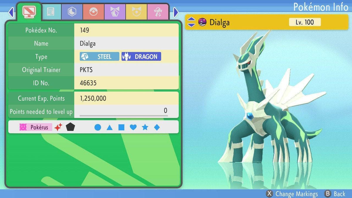 Shiny Dialga Pokemon Brilliant Diamond Shining Pearl 6IV Competitive Battle Ready - Image 4