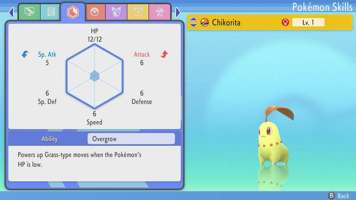 SHINY 6IV CHIKORITA Pokemon Brilliant Diamond Shining Pearl 6IV Competitive Battle Ready - Image 4