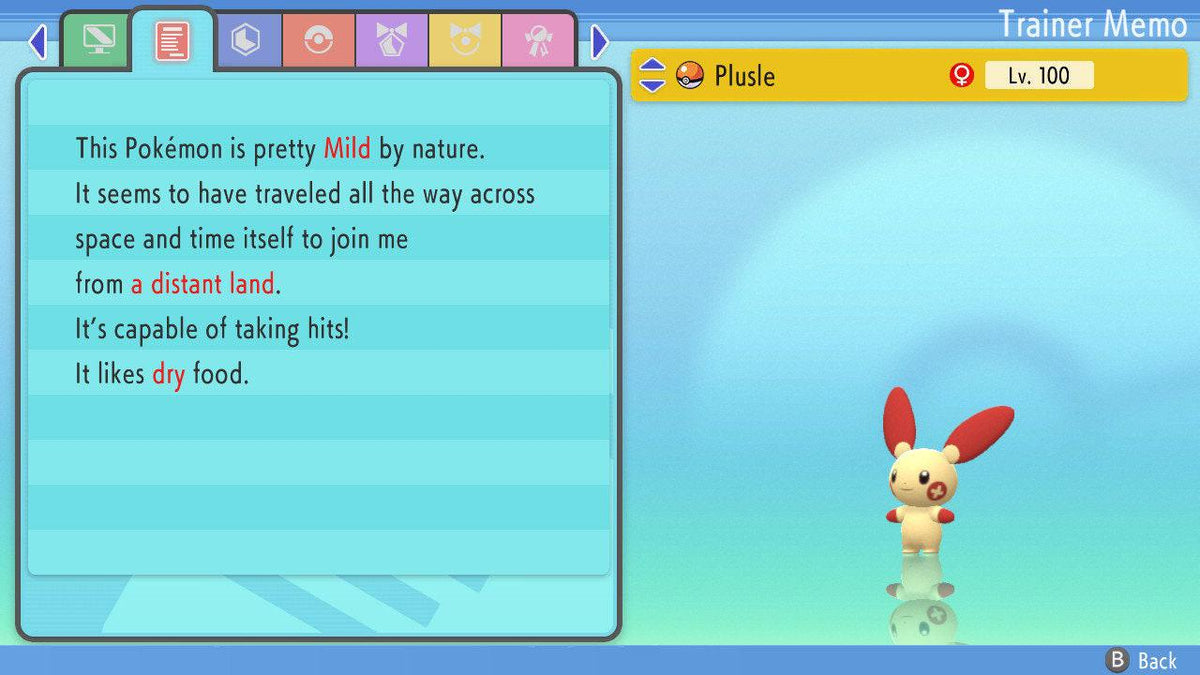SHINY 6IV PLUSLE Pokémon Brilliant Diamond and Shining Pearl 6IV Competitive Battle Ready - Image 2