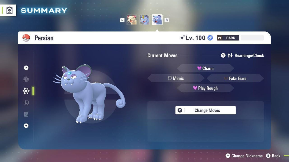 Shiny Alolan Persian Pokemon Legends ZA Mega Dimension DLC 6IV Competitive Battle Ready - Image 3