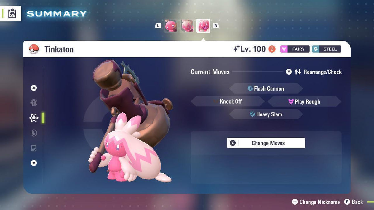 Shiny Tinkaton Pokemon Legends ZA Mega Dimension DLC 6IV Competitive Battle Ready - Image 4