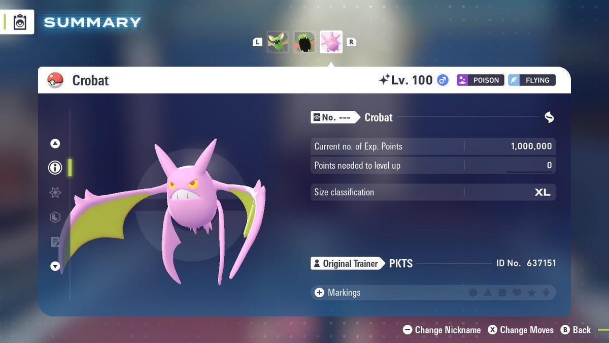 Shiny Crobat Pokemon Legends ZA Mega Dimension DLC 6IV Competitive Battle Ready - Image 3