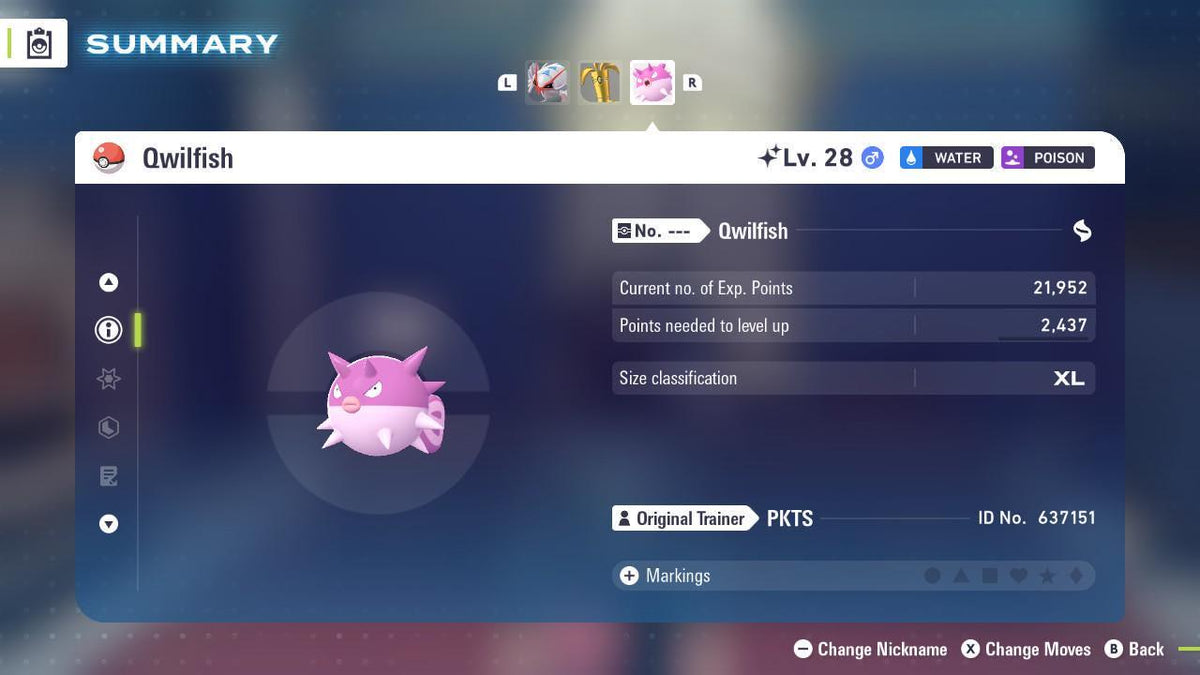 Shiny Qwilfish Pokemon Legends ZA Mega Dimension DLC 6IV Competitive Battle Ready - Image 2