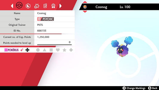 Shiny COSMOG Pokemon Sword Shield 6IV Competitive Battle Ready - Image 1