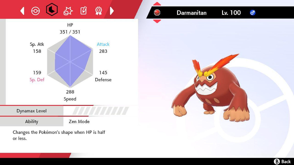 N’S DARMANITAN Event 6IV Pokemon Sword Shield 6IV Competitive Battle Ready - Image 2