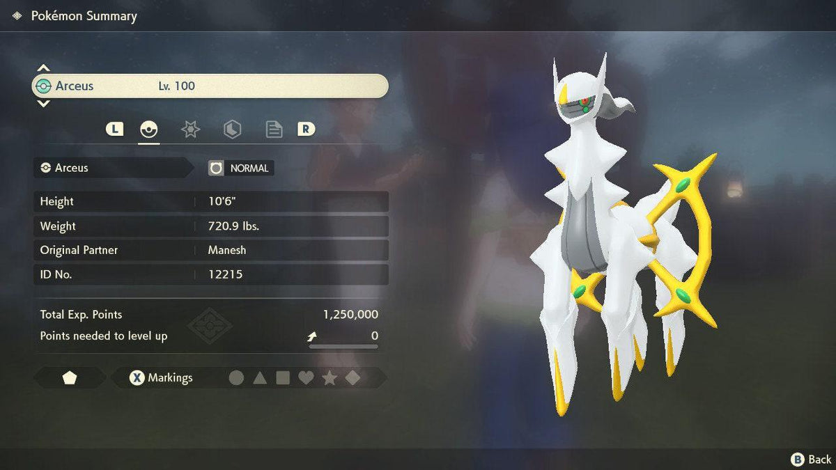 NON Shiny ARCEUS Pokémon Legends Arceus 6IV Pokemon Mythical Pokemon Competitive Battle Ready + EVs Free Shiny Ev Trained - Image 2