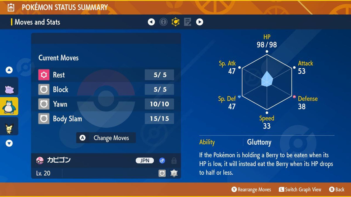 Shiny Event Pokemon Center Snorlax Pokémon Legends ZA 6IV Competitive Battle Ready - Image 2