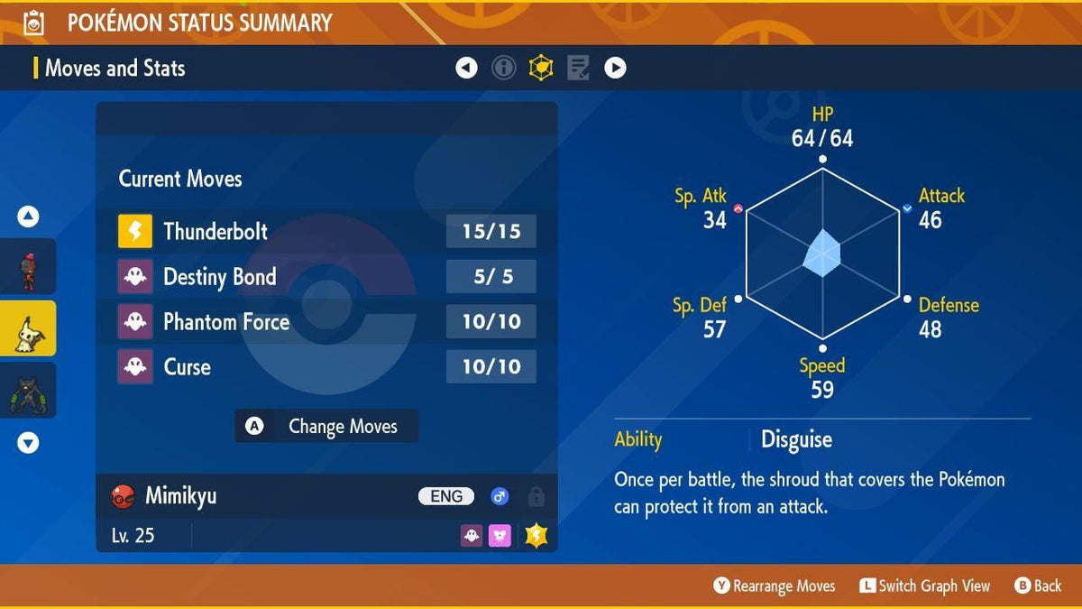 Shiny Event Trixie #39;s Mimikyu Pokémon Legends ZA 6IV Competitive Battle Ready  Legend ZA Mega Evolution - Image 2