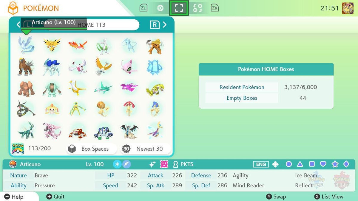 Pokemon HOME 6IV SHINY LEGENDARIES Pokemon Scarlet Violet Pokemon Sword Shield Pokemon Lets Go Pokemon BdSp Pokemon Legends Arceus - Image 2