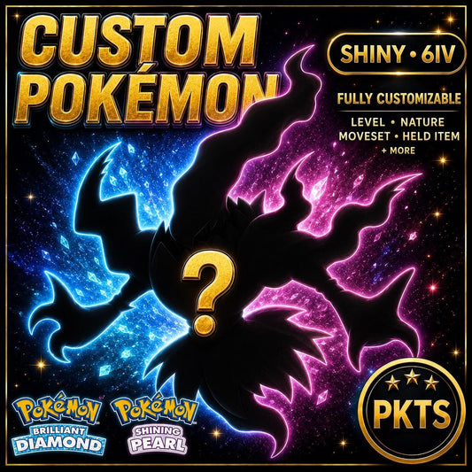 Custom Shiny Pokemon Brilliant Diamond Shining Pearl 6IV Competitive Battle Ready Custom OT - Image 1