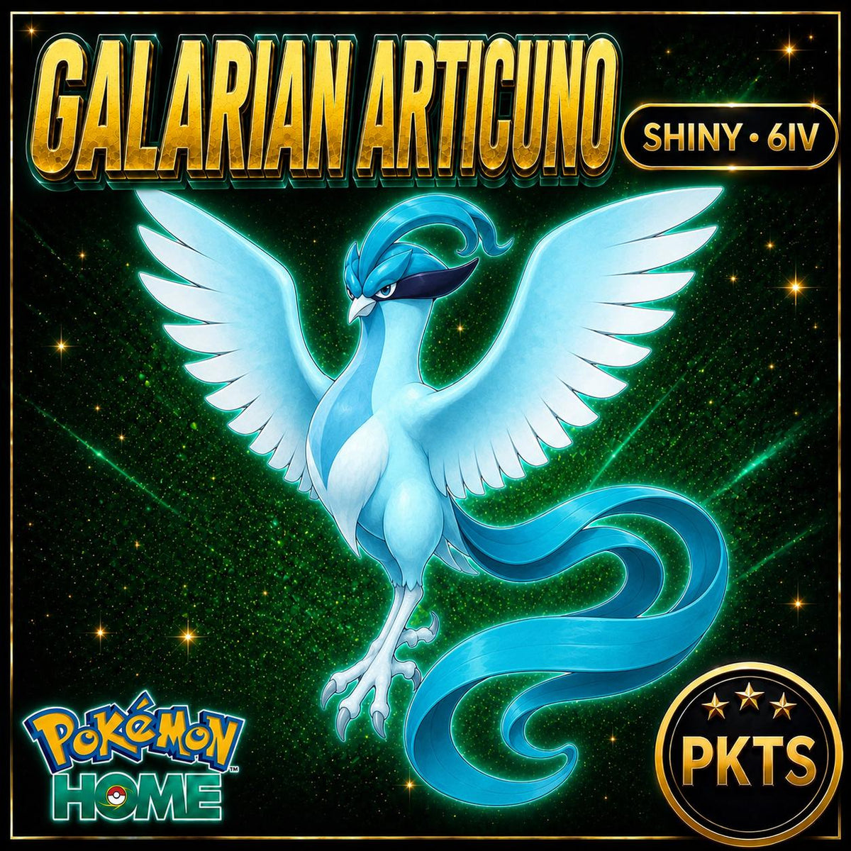 Shiny Galarian Articuno Pokémon HOME 6IV Competitive Battle Ready