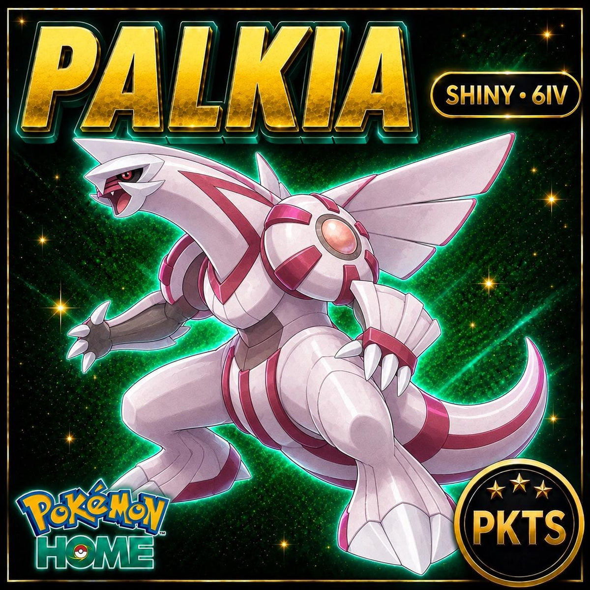 Shiny Palkia Pokémon HOME 6IV Competitive Battle Ready