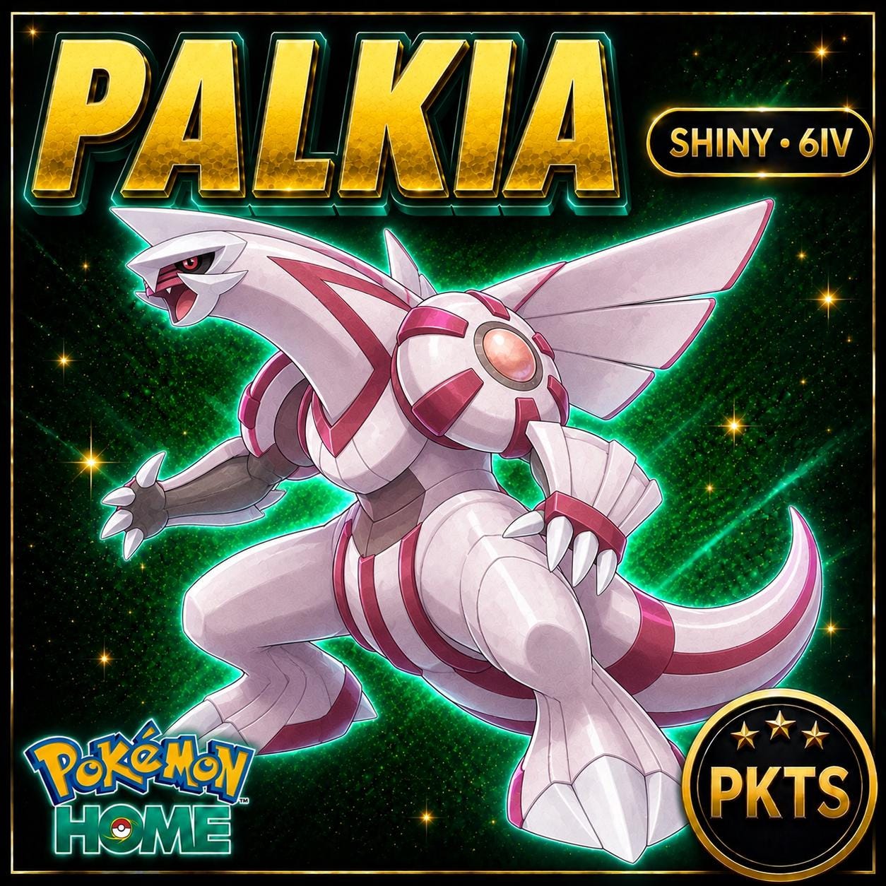 Shiny Palkia Pokémon HOME 6IV Competitive Battle Ready