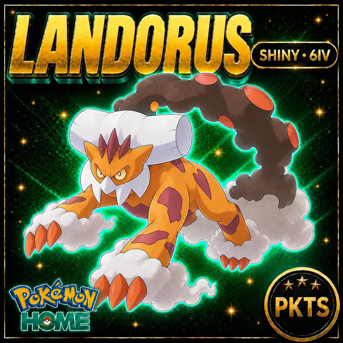 Shiny Landorus Pokémon HOME 6IV Competitive Battle Ready