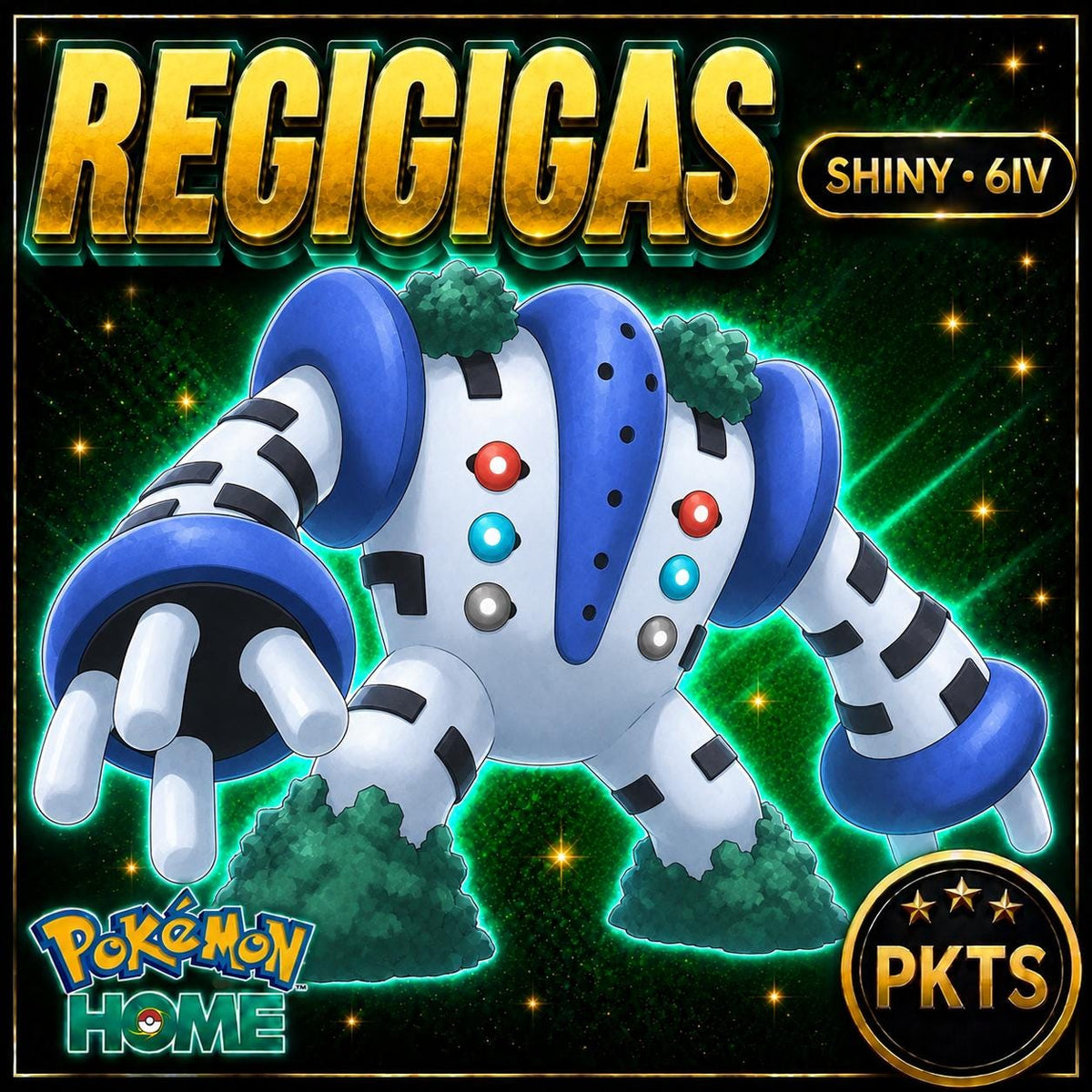 Shiny Regigigas Pokémon HOME 6IV Competitive Battle Ready