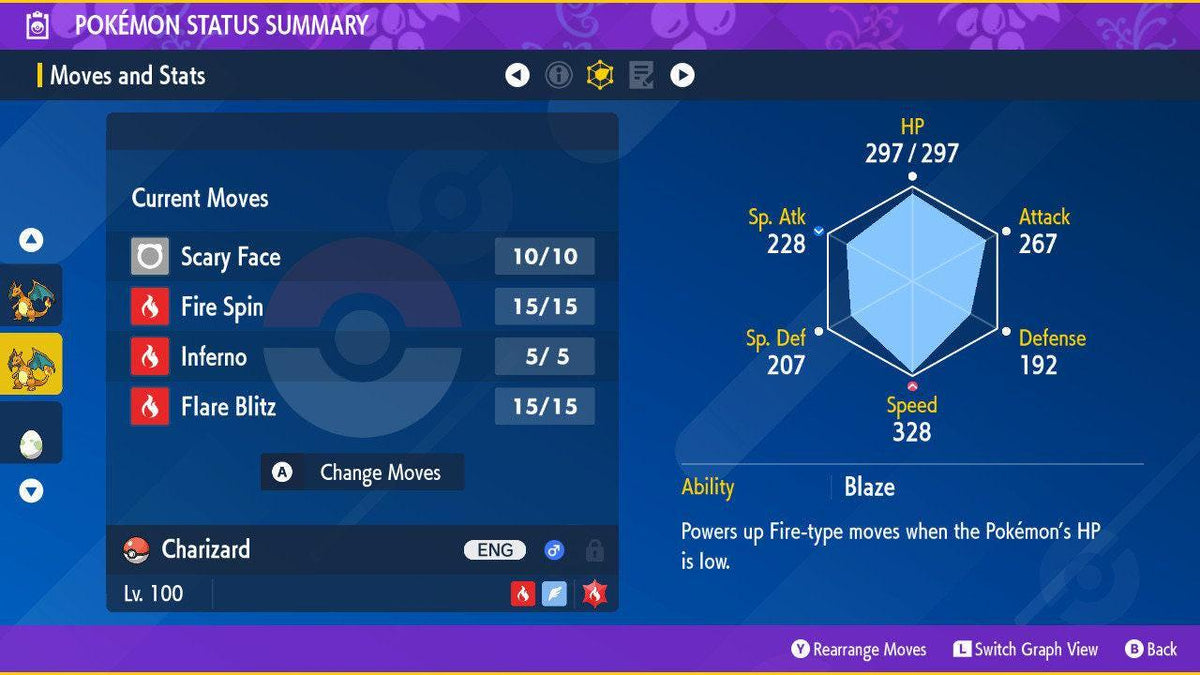 NON Shiny CHARIZARD Pokémon Scarlet and Violet 6IV Competitive Battle Ready - Image 2