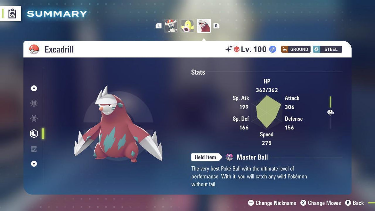 Shiny Alpha Excadrill Pokémon Legends ZA 6IV Competitive Battle Ready - Image 2