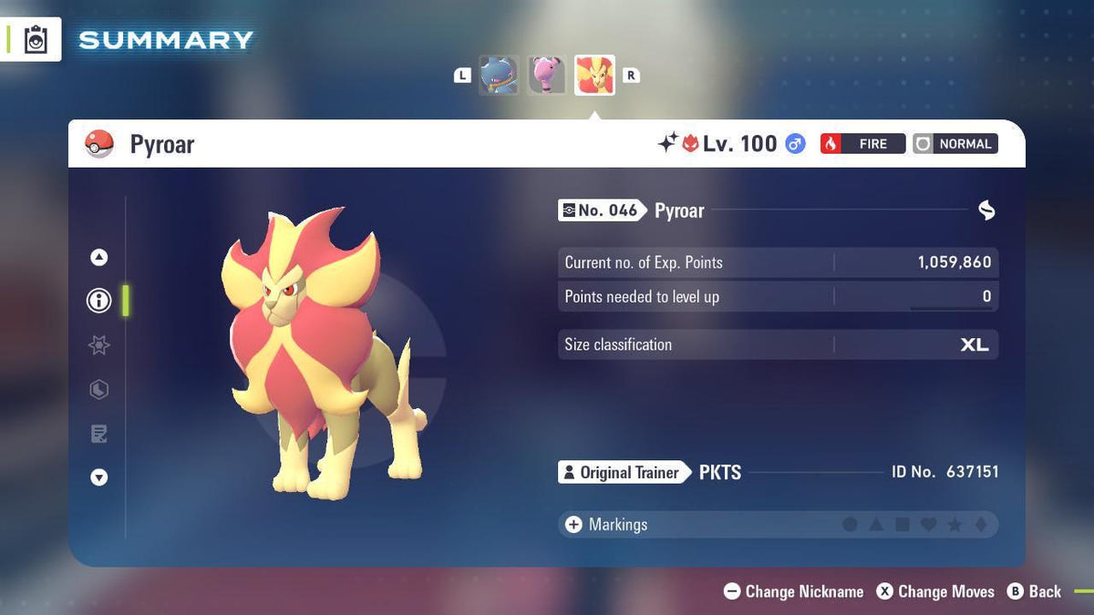 Shiny Alpha Pyroar Pokémon Legends ZA 6IV Competitive Battle Ready - Image 2