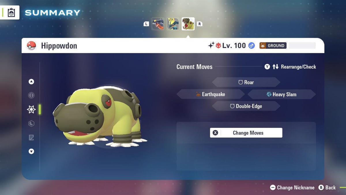 Shiny Alpha Hippowdon Pokémon Legends ZA 6IV Competitive Battle Ready - Image 3