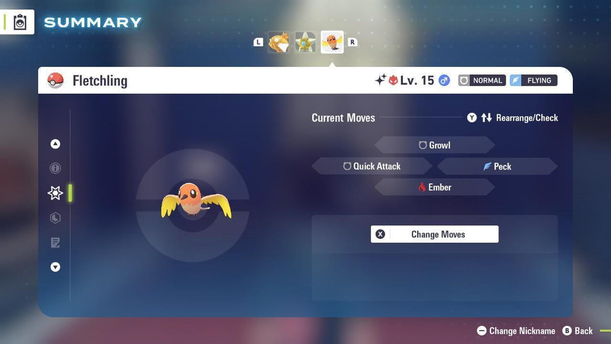 Shiny Alpha Fletchling Pokémon Legends ZA 6IV Competitive Battle Ready - Image 3