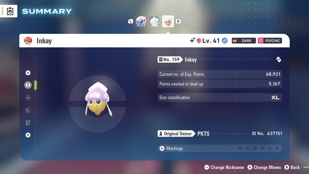 Shiny Alpha Inkay Pokémon Legends ZA 6IV Competitive Battle Ready - Image 2
