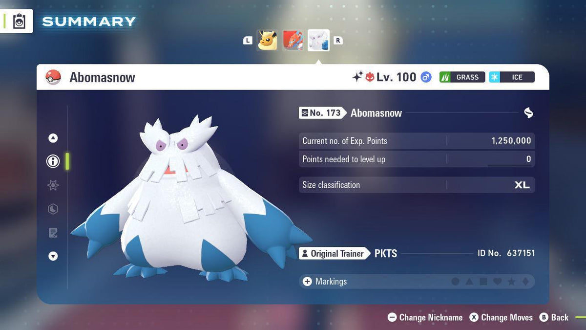 Shiny Alpha Abomasnow Pokémon Legends ZA 6IV Competitive Battle Ready - Image 3