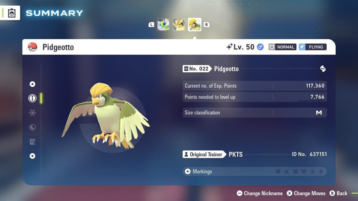 Shiny PIDGEOTTO Pokémon Legends ZA 6IV Competitive Battle Ready - Image 2