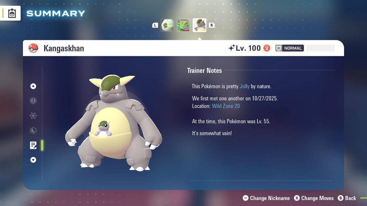 Shiny KANGASKHAN Pokémon Legends ZA 6IV Competitive Battle Ready - Image 4