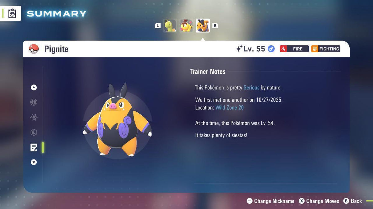 Shiny PIGNITE Pokémon Legends ZA 6IV Competitive Battle Ready - Image 4