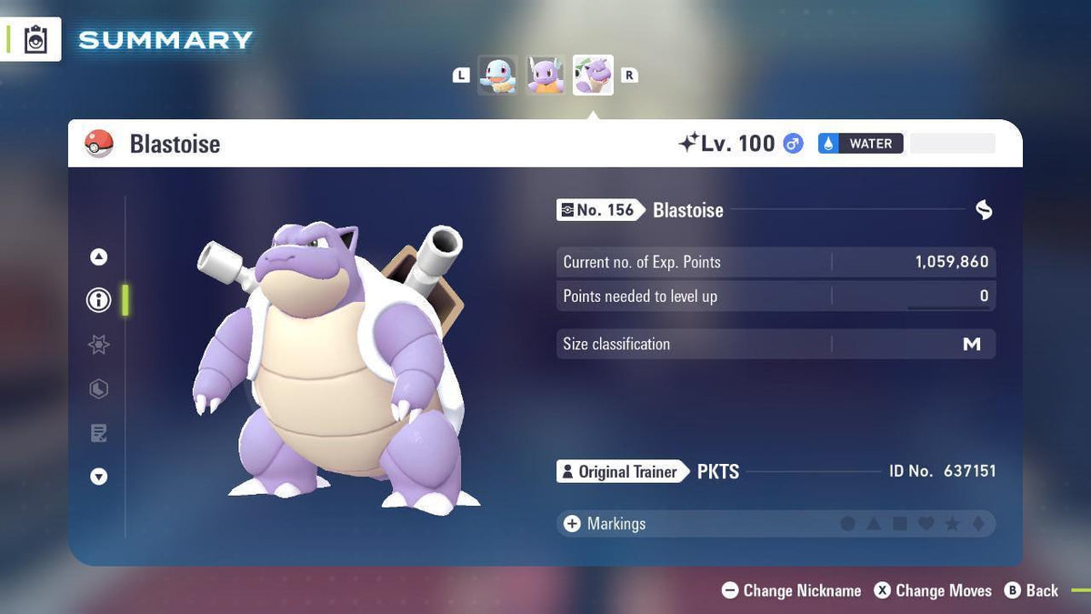 Shiny BLASTOISE Pokémon Legends ZA 6IV Competitive Battle Ready - Image 3