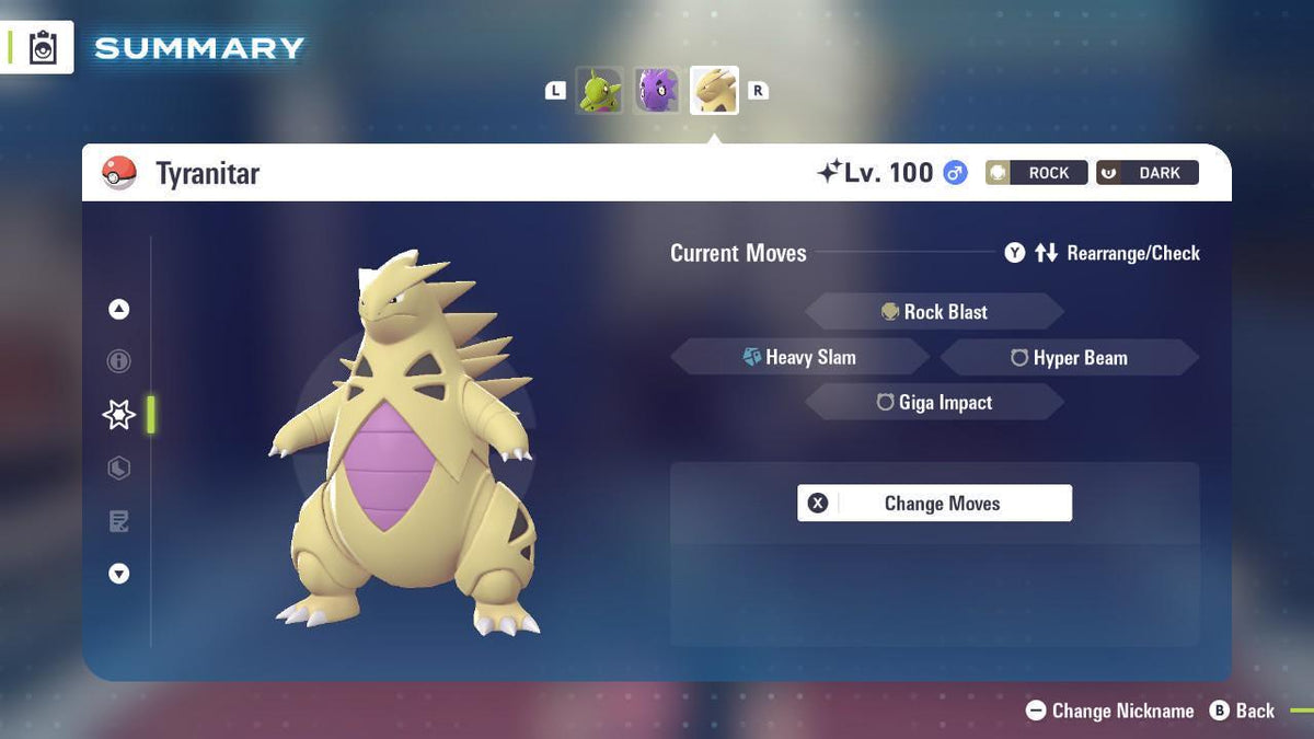Shiny TYRANITAR Pokémon Legends ZA 6IV Competitive Battle Ready - Image 3