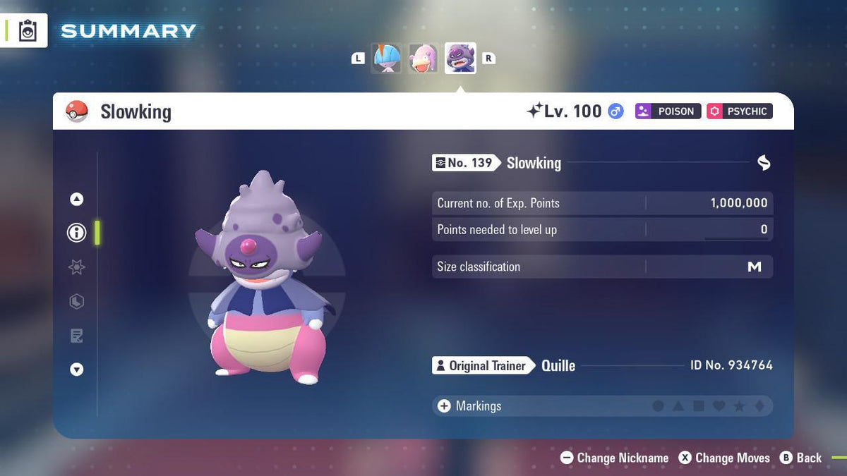 Pokemon Za Shiny 6IV GALARIAN SLOWKING Pokémon Legends ZA 6IV Competitive Battle Ready - Image 2