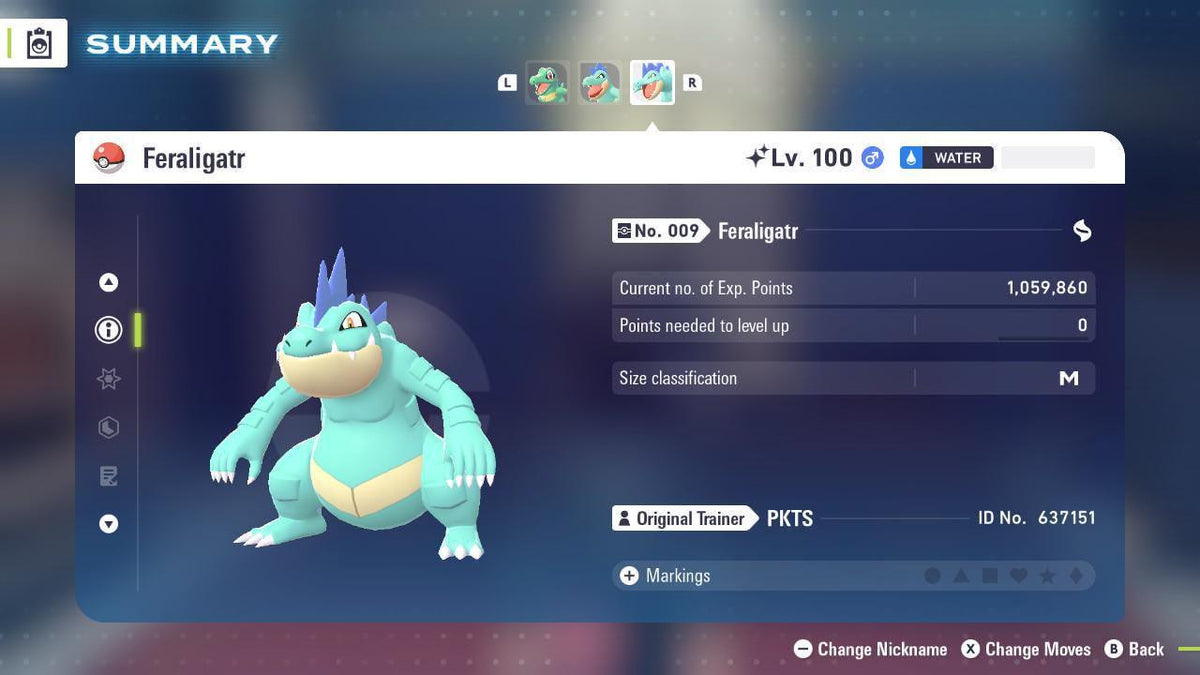 Shiny FERALIGATR Pokémon Legends ZA 6IV Competitive Battle Ready - Image 3