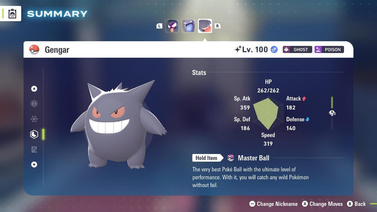 Shiny GENGAR Pokémon Legends ZA 6IV Competitive Battle Ready - Image 2