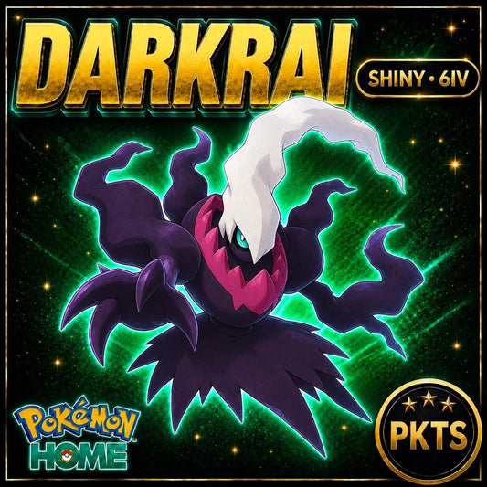Shiny Darkrai 6IV Pokémon Scarlet Violet Link Trade | PKTS
