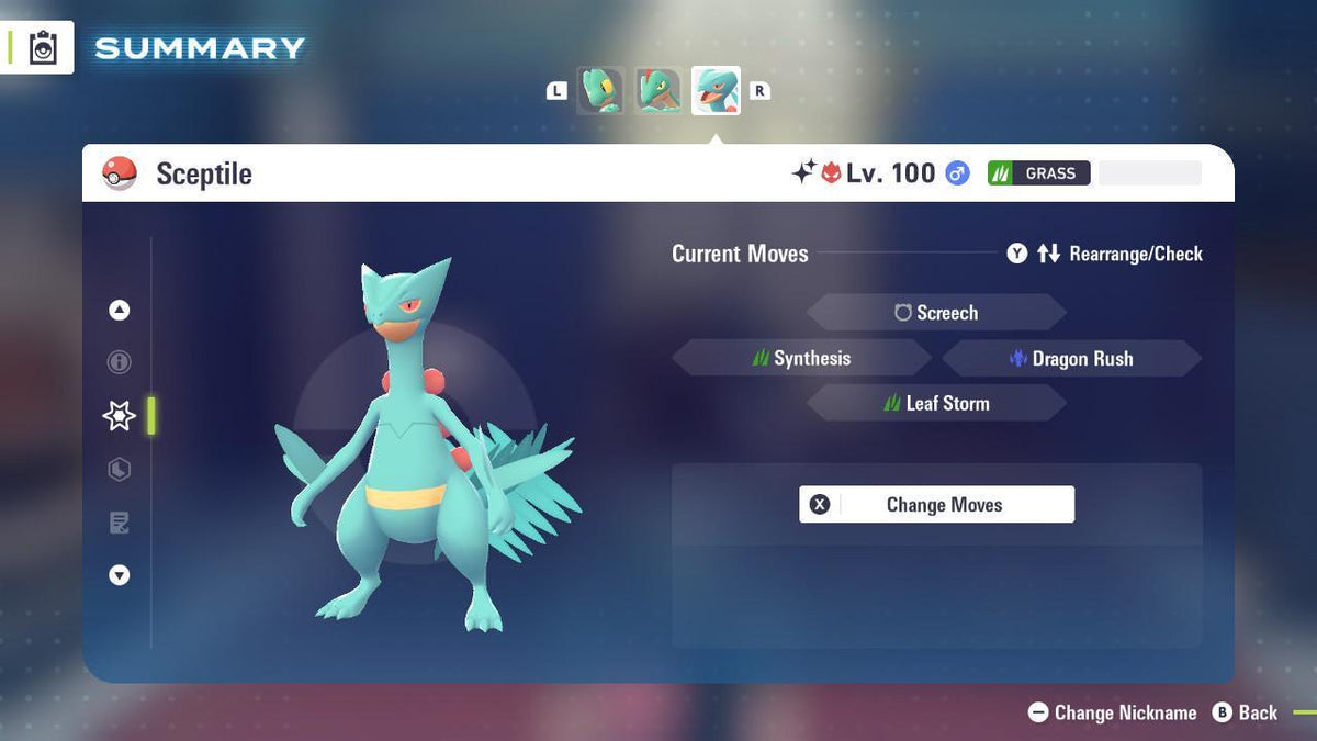 Shiny Alpha Sceptile Pokemon Legends Za Mega Dimension DLC 6IV Competitive Battle Ready - Image 4